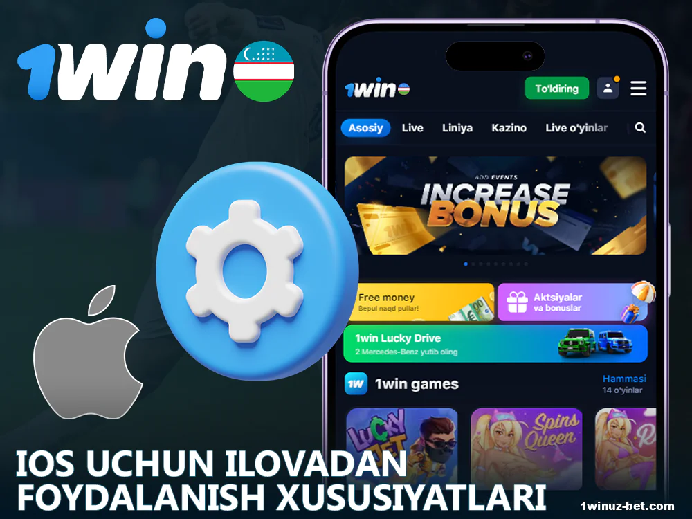 Android va iOS uchun 1win ilovalari O’zbekiston o’yinchilariga osonlik bilan pul tikish va bukmekerlarning barcha funktsiyalaridan foydalanish imkoniyatini beradi. Quyida mobil dastur funksiyalari ro'yxatini ko'rishingiz mumkin:
